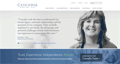 Desktop Screenshot of cascadiacapital.com